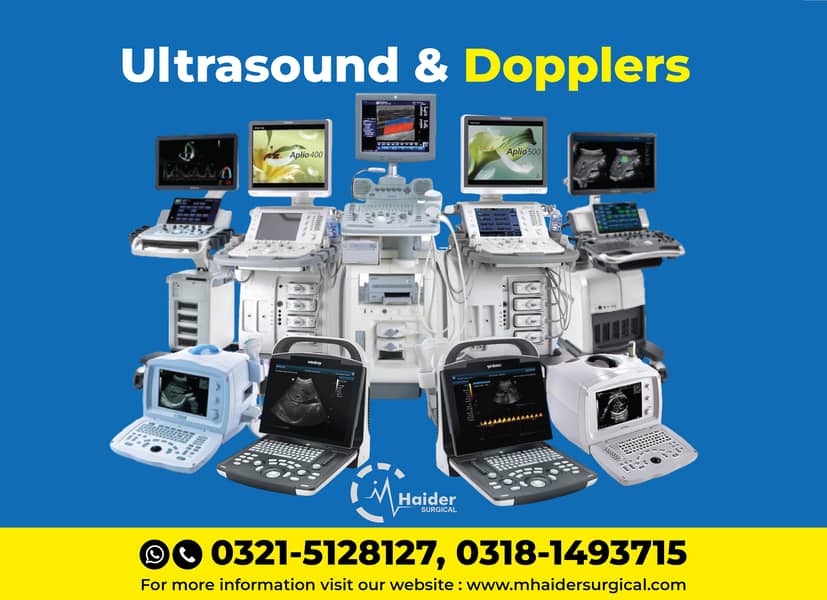 Ultrasound Machine & Dopplers imported Refurbrished & New 1