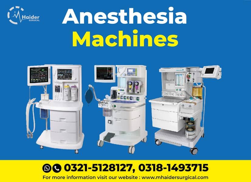 Anesthesia Machines with Isoflurane Vaportizer and ventilator 0