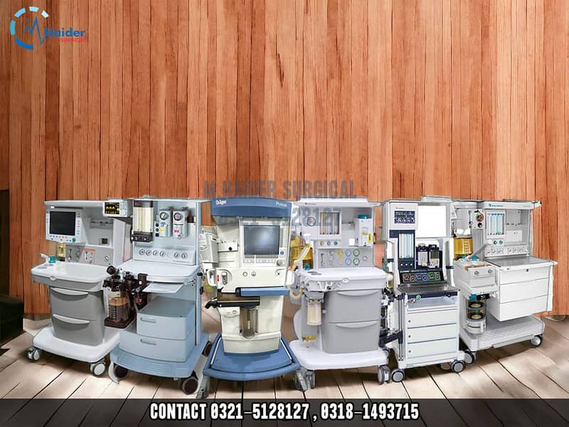 Anesthesia Machines with Isoflurane Vaportizer and ventilator 6