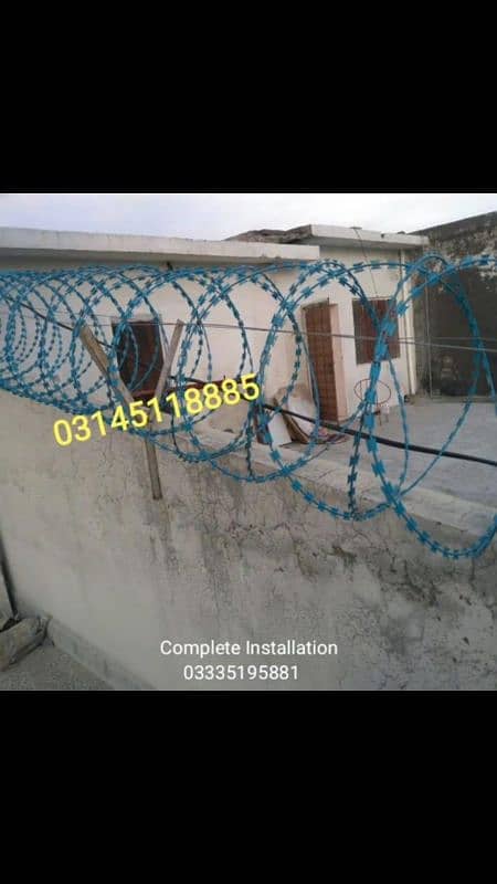 Home Appliances, Chainlink Fence Razor Blade wire Concertina Barbed wr 0