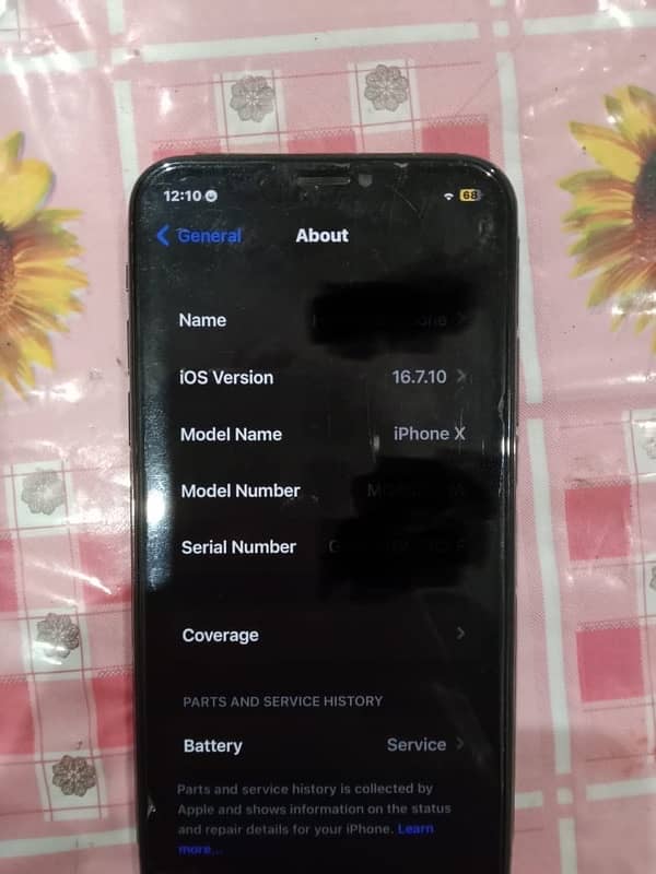 iphone X urgent sale 4