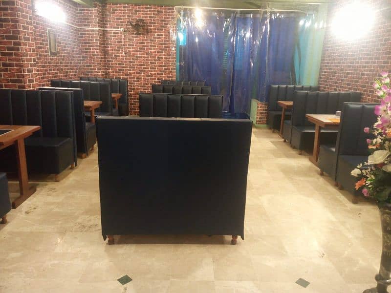 sofa and tables for restaurant 1