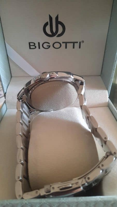 Bigotti Watch Brand New Argent Sale 4