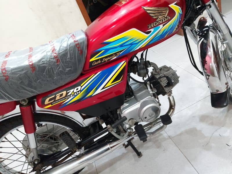 Honda CD70 New (2021/22) All Punjab Number, Call 03036828292 1