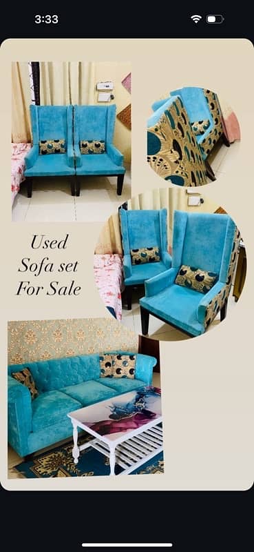 5 Seater Used 10/10 condition Sofa Set 4