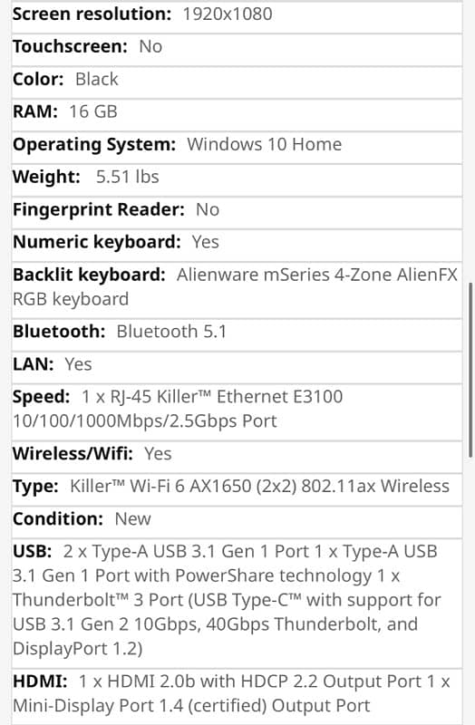 DELL Alienwear M17 R3 8