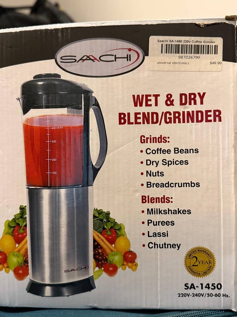 Saachi grinder blender coffee spice grinder from USA 0