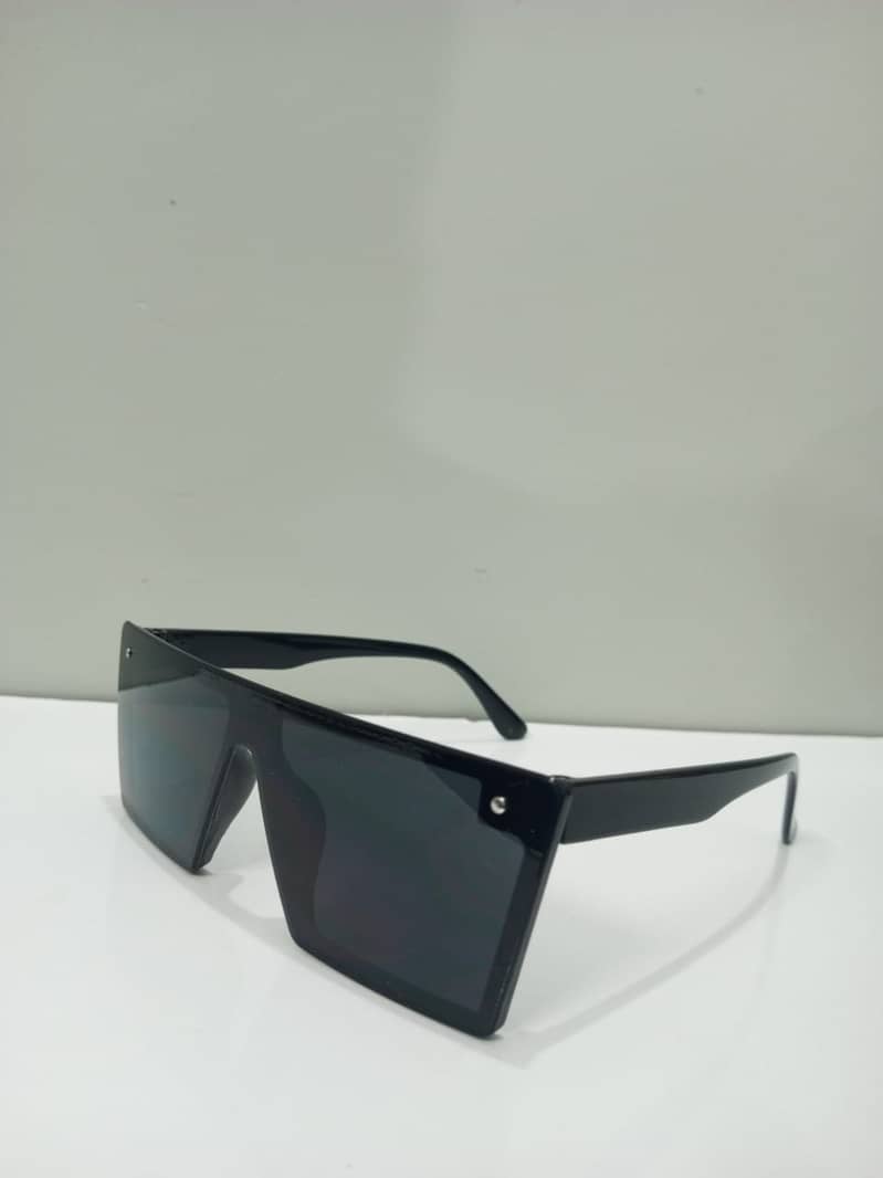 Full Black Guru Randhawa Oversize Square Sunglasses for Men 2