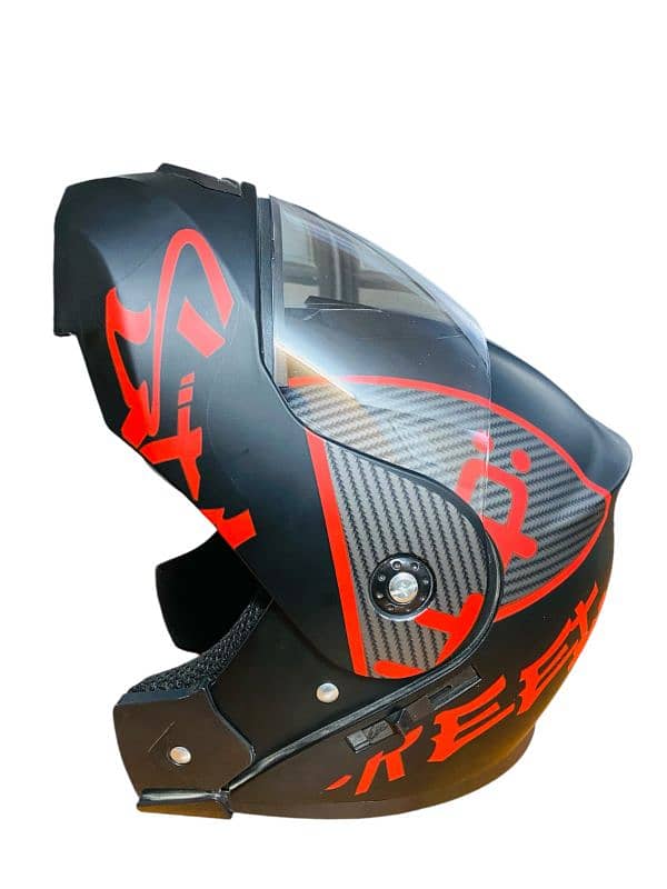 VECTOR HELMET 3 in 1 Flipup  For Bike _ DUAL VISOR SUPERAIR HELMET 0