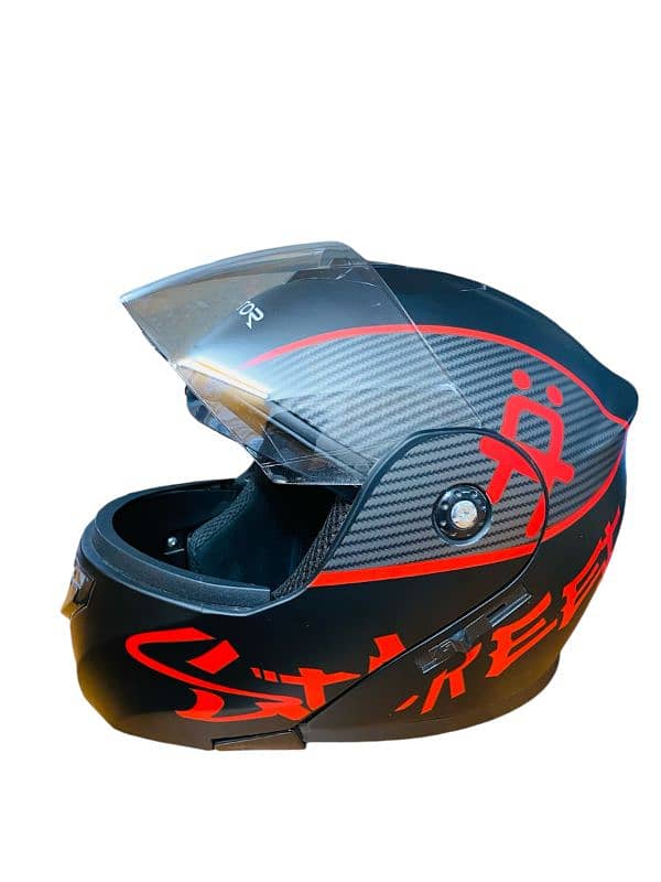 VECTOR HELMET 3 in 1 Flipup  For Bike _ DUAL VISOR SUPERAIR HELMET 1