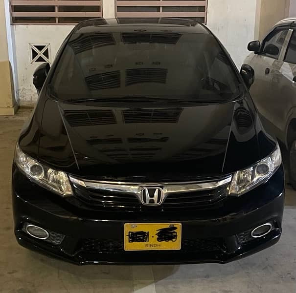 Honda Civic VTi Oriel Prosmatec 2015 Model for Urgent Sale Pearl Black 0