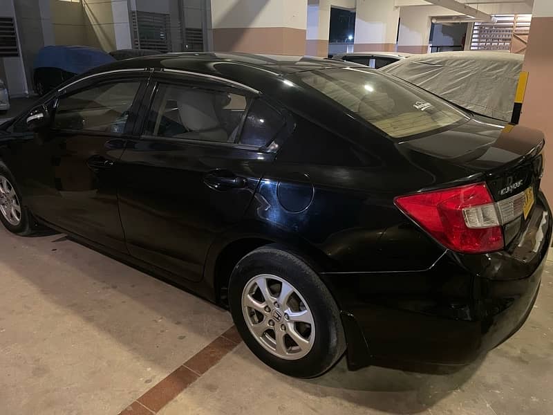 Honda Civic VTi Oriel Prosmatec 2015 Model for Urgent Sale Pearl Black 4