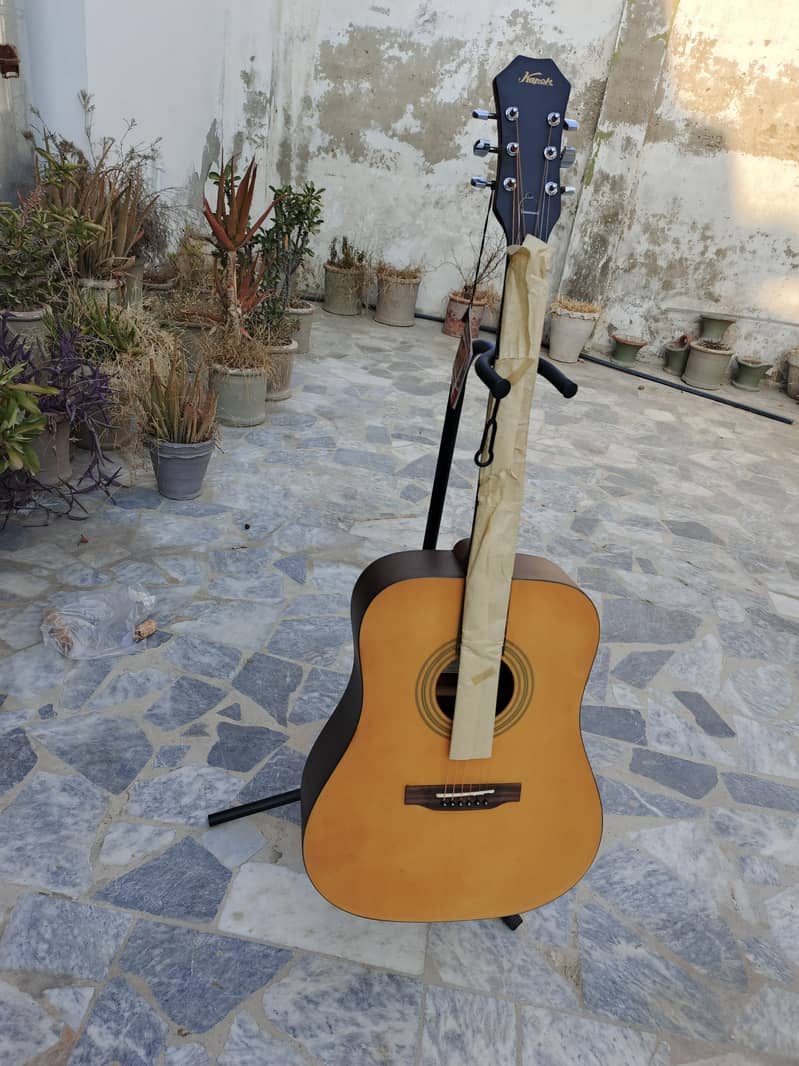 Brand New Acoustic Guitar With Bag And Picks 3