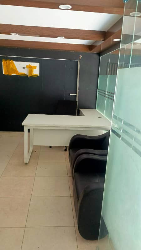 DHA Phase 5 Main Boulevard Fully Furnished New 4 Marla Commercial Mezzanine Floor Is Available for rent on prime location. 1