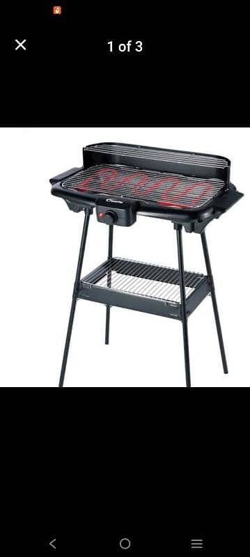 Barbeque grill stand set 1