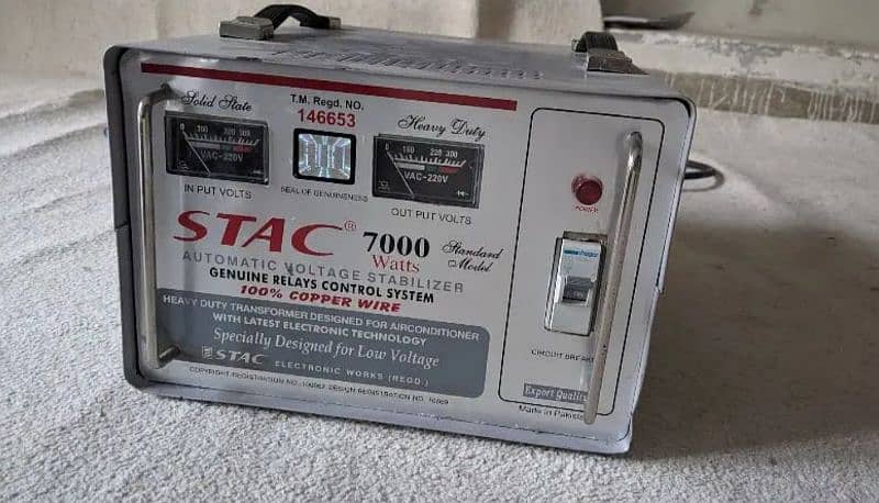 brand new 7000 watt copper stabilizer 0