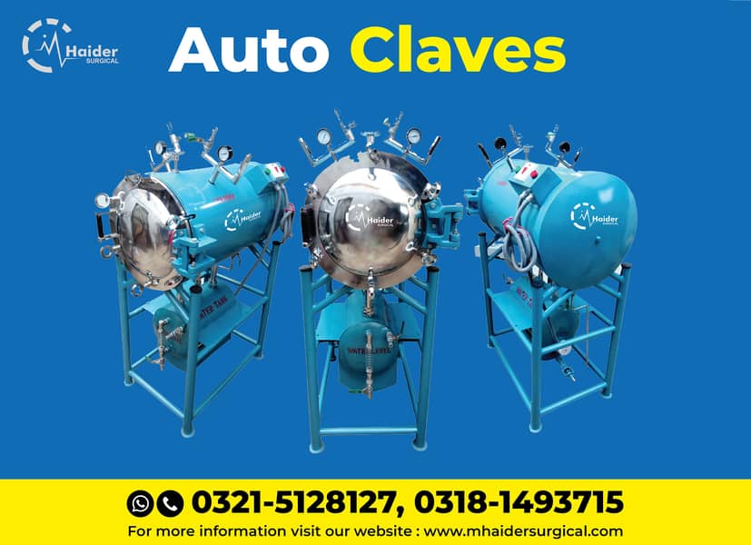 Autoclaves Double and Single Chamber Local Manufacture Whole Sale 1