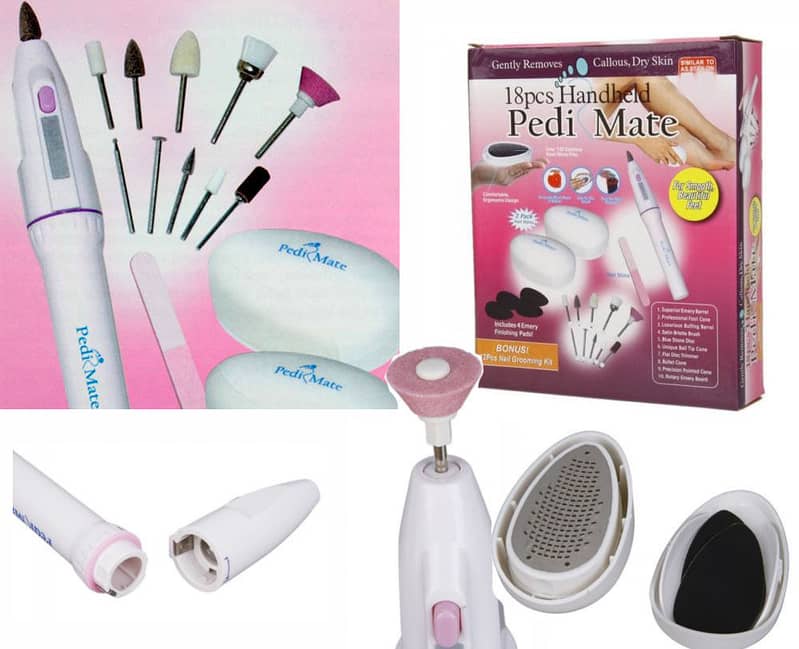 18 Piece Handheld Pedi Mate Machine 4