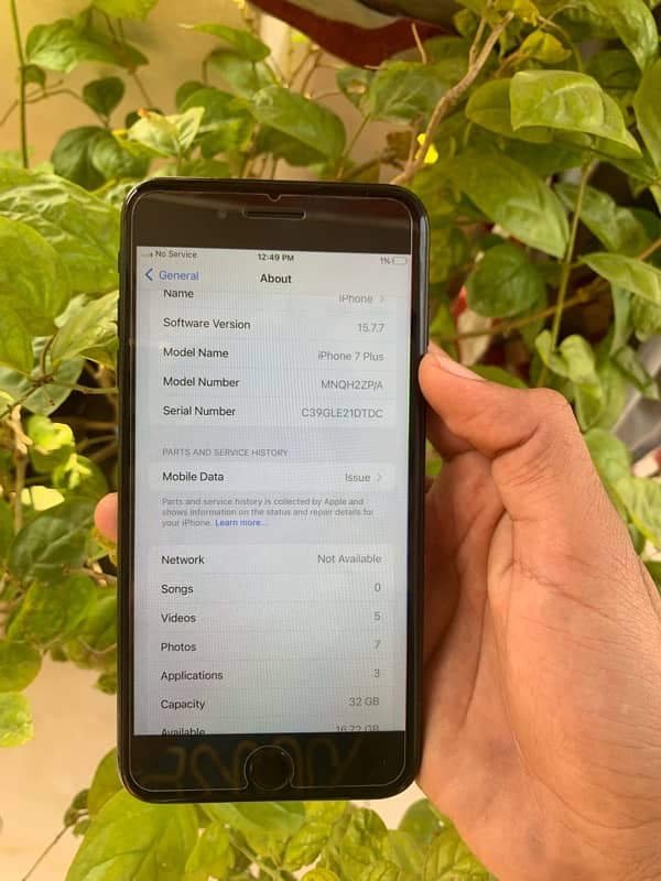 Iphone 7 Plus bypass 32gb Watsapp 03044873819 4