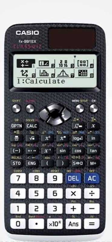 Casio classwiz calculator 0