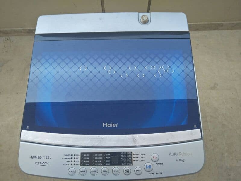 Haier Fully Automatic Washing Machine 1