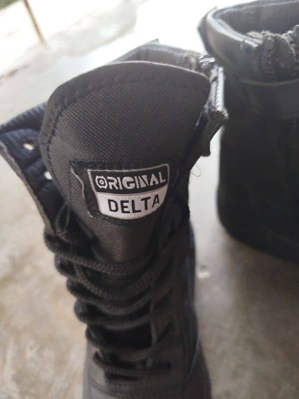 black orignal Delta New shoes imported From Dubai (Size 40) 2