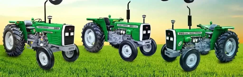 MF 360 Green Tractor 0