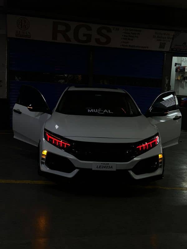 honda civic front rgb audi lights 0