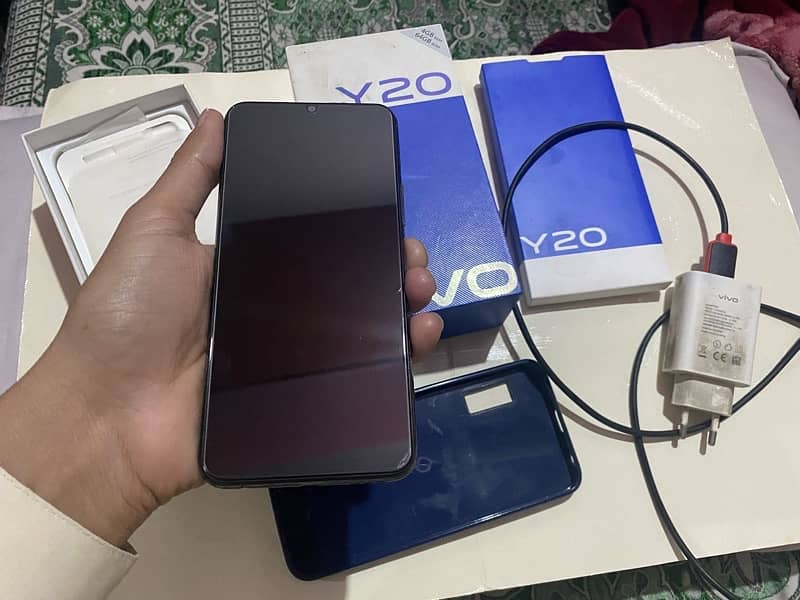 Vivo Y20 4/64 with Original Box Charger 3