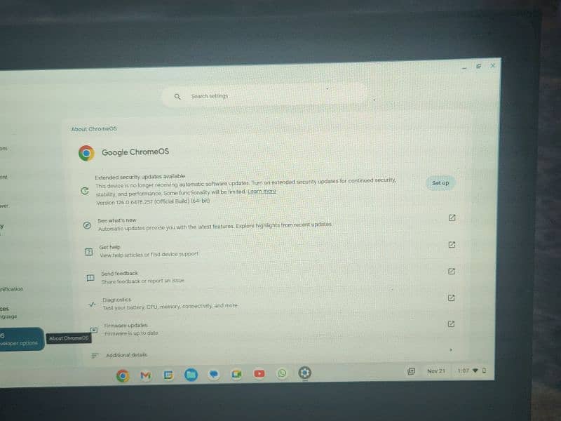 Chromebook OS 10