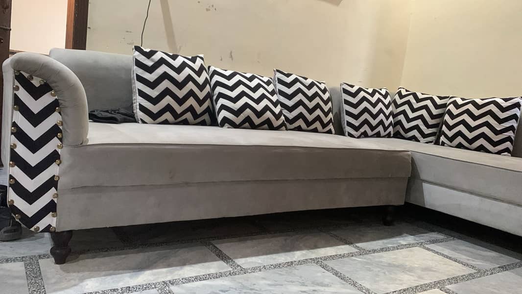 L shaped  sofa set 4