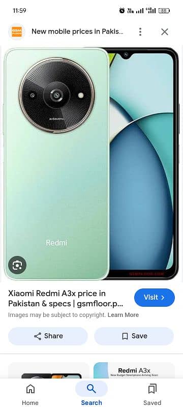 Redmi a3x green 0