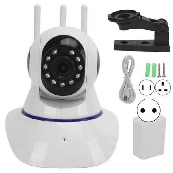 IP wireless camera 360 with 3 antenna smart wifi security camera 0