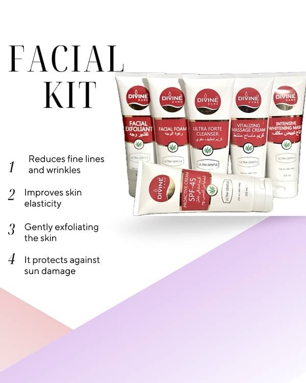 Divine Care brightening facial kit 1