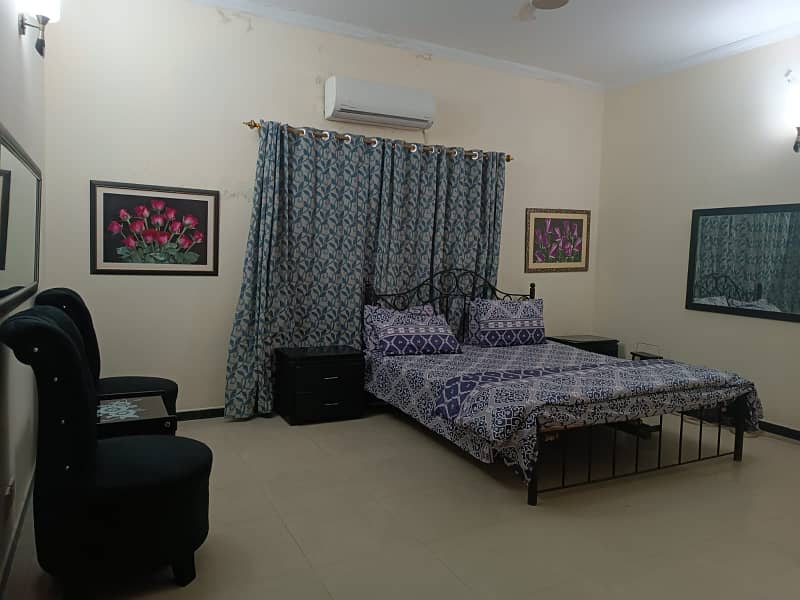 10 Marla Furnished House for rent in divine Garden air port road 15