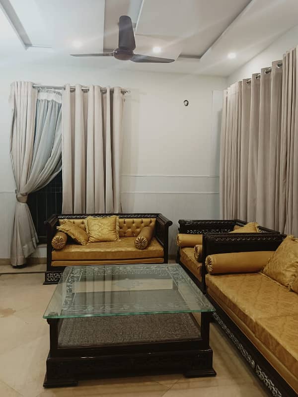 10 Marla Furnished House for rent in divine Garden air port road 21