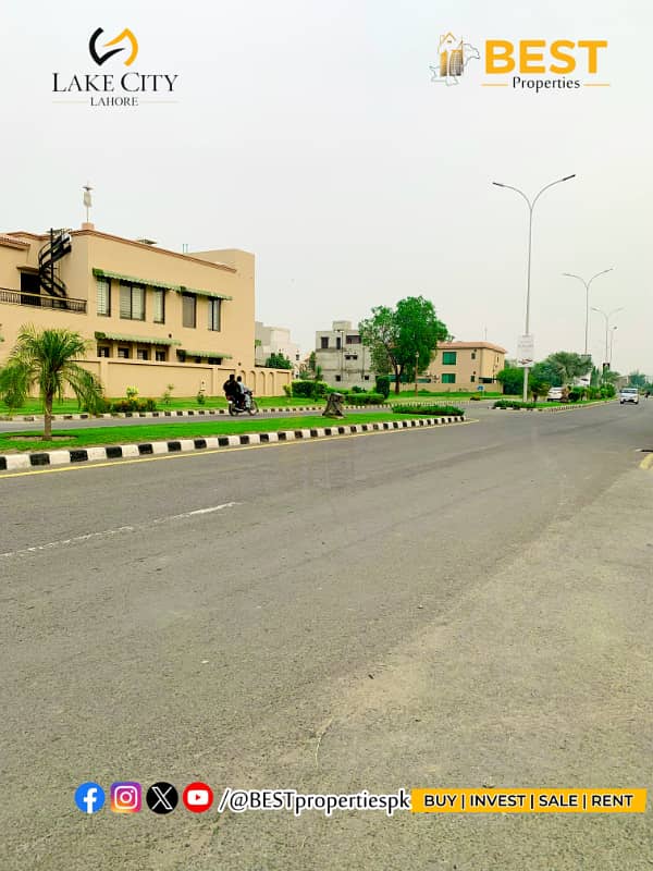 2 Kanal Plot for SALE On Most Prime Location Block M 1 Lake City Lahore 4