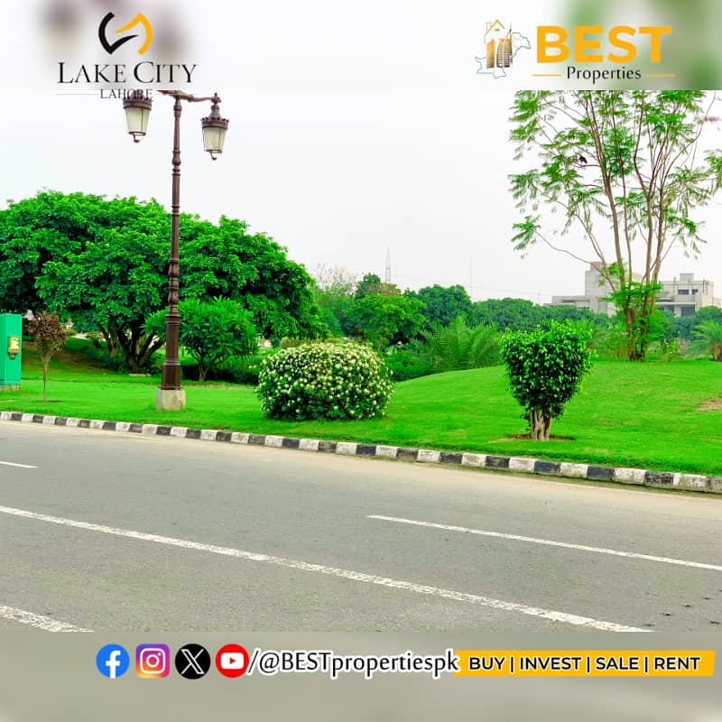 2 Kanal Plot for SALE On Most Prime Location Block M 1 Lake City Lahore 13