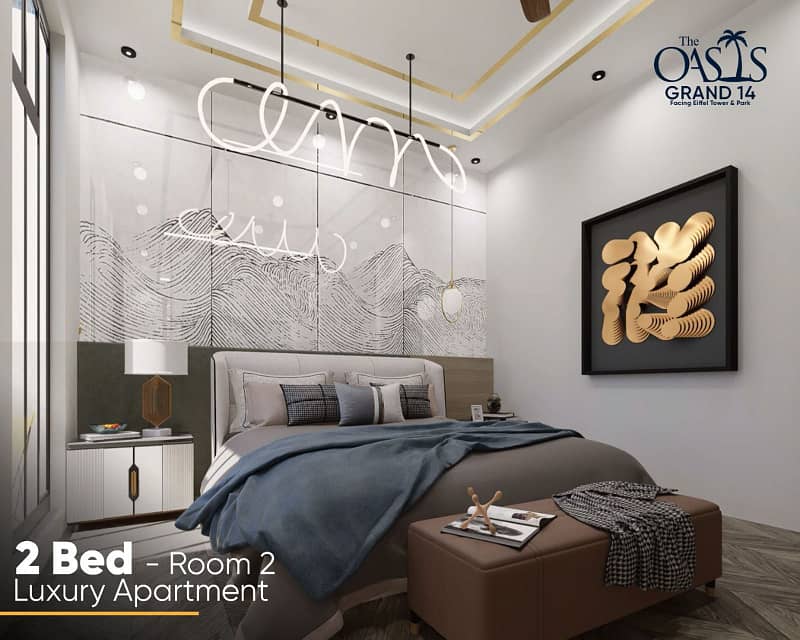 Secure Your 2 Bed Luxury Apartment in Just 30 Lac Only In The Oasis Grand 14 Bahria Town Lahore 6