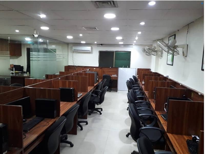 Fully Furnished Area 850 Square Feet Office Available For sale Real Pictures In Main Boulevard Road Gulberg 3 Lahore 0