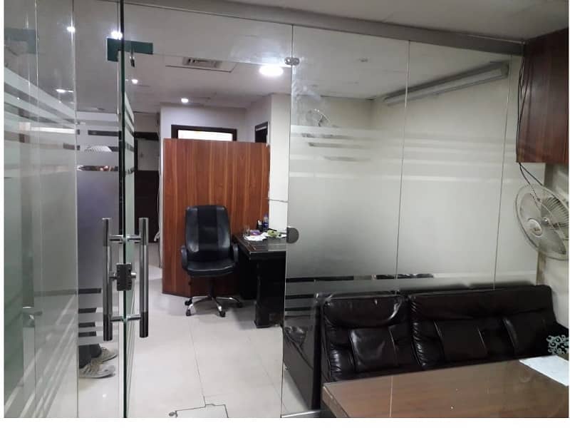 Fully Furnished Area 850 Square Feet Office Available For sale Real Pictures In Main Boulevard Road Gulberg 3 Lahore 2