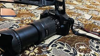 Dslr camera / Canon 1300d with 70 250mm lenz 03456495407