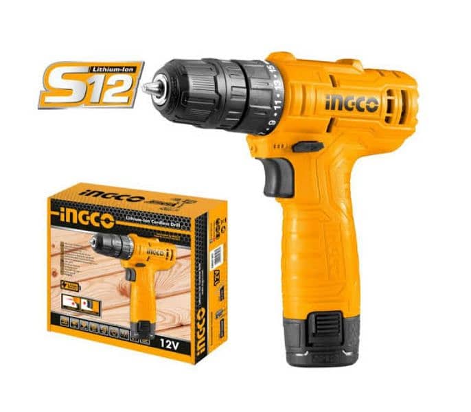 Ingco Cordless Drill 12v 0