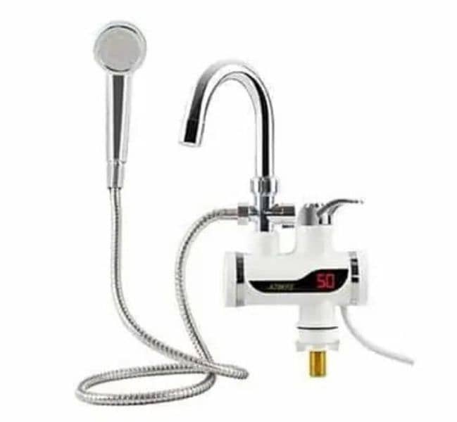 portable & Rechargeable Electric Heating water faucet with shower 2