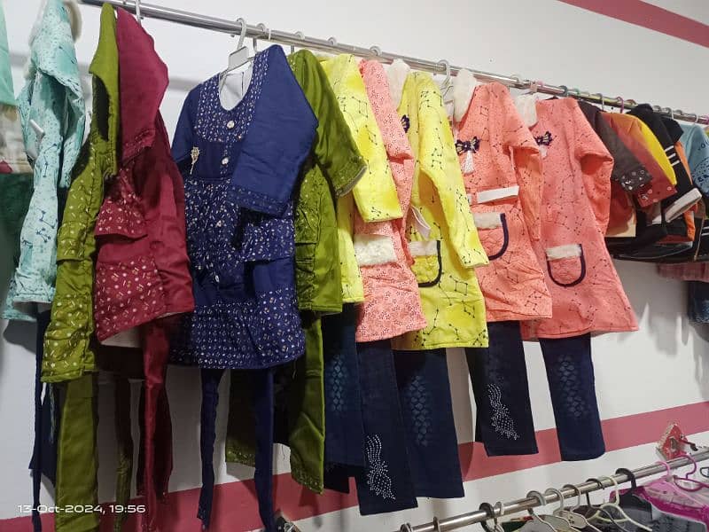 kids Garments Setup For Sale| 03180401519|500+pieces| 19