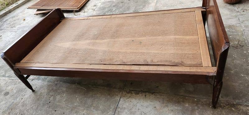 Wooden bed (2 available) 2