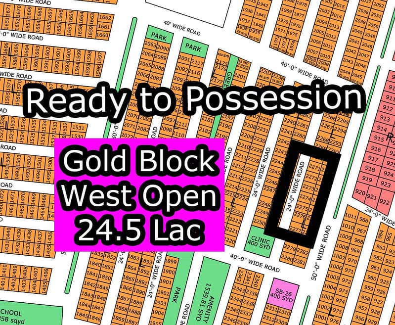 L - (Gold Block + West Open) North Town Residency Phase - 01 (Surjani) 0