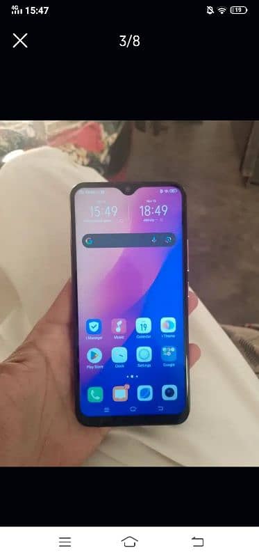 vivo y17 8gb 256gb pta approved dual sim all ok 2 days btry timing 5