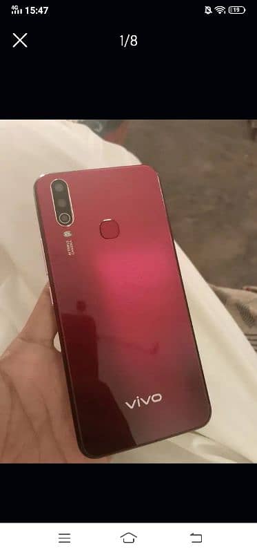 vivo y17 8gb 256gb pta approved dual sim all ok 2 days btry timing 7