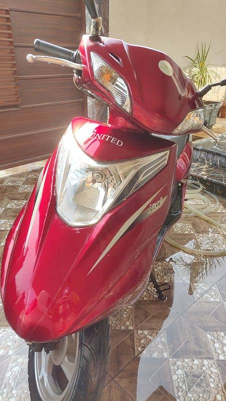 United Petrol Scooty number plate registered, for sale in Lahore 0